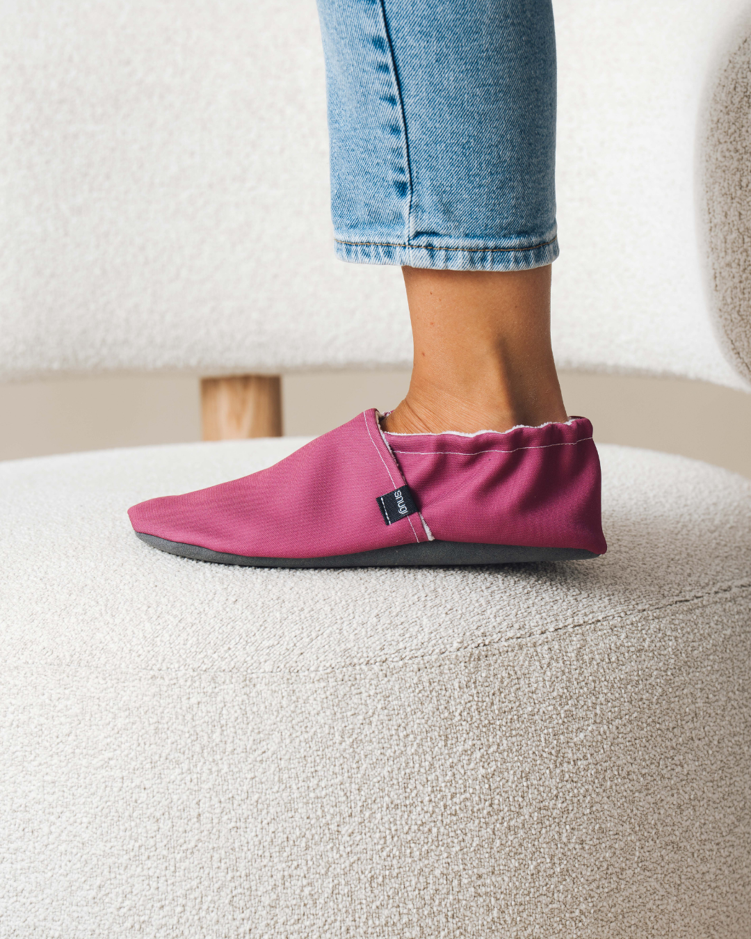 Barefoot ženski copati Dusty rose