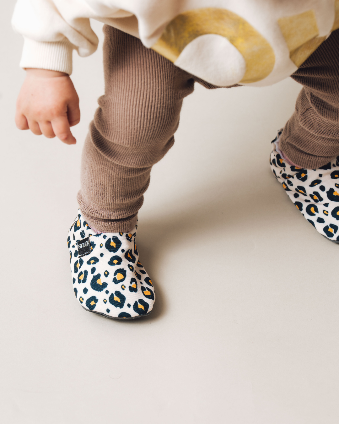 Barefoot copati Beige leopard