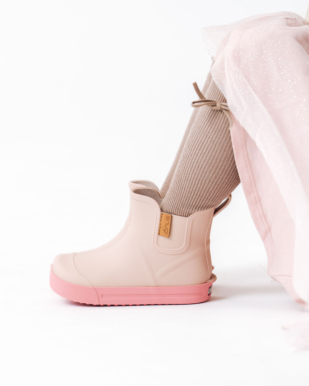 Mist barefoot dežni škornji - pink