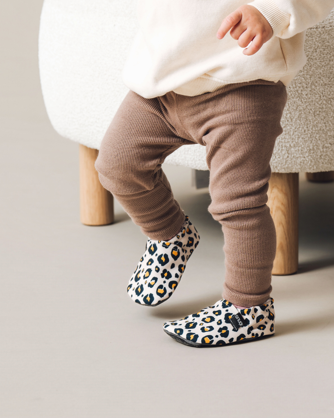 Barefoot copati Beige leopard