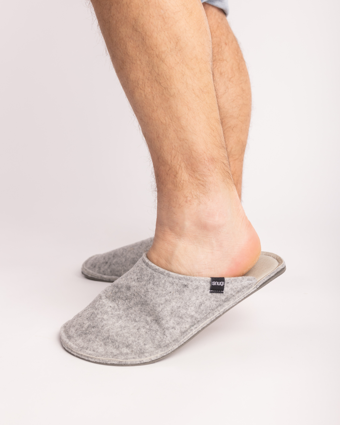 Moški filc copati Light grey